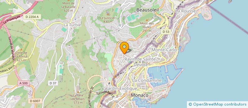 localisation de l'entreprise SIRENOBLE  BEAUSOLEIL