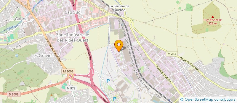 localisation de l'entreprise SIRER  COURNON-D'AUVERGNE