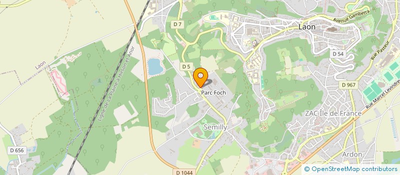 localisation de l'entreprise SIRES 02 à LAON
