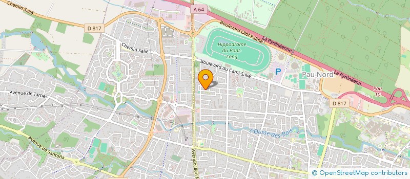 localisation de l'entreprise SIRGAM à PAU