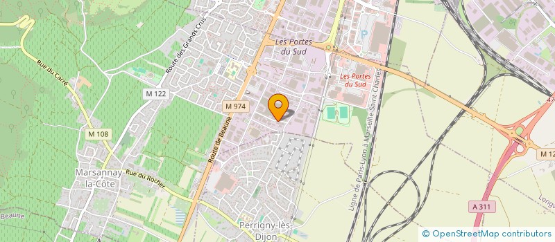 localisation de l'entreprise SIRHEM à MARSANNAY-LA-COTE
