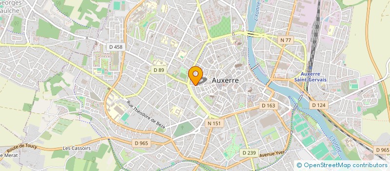localisation de l'entreprise SIRIL à AUXERRE