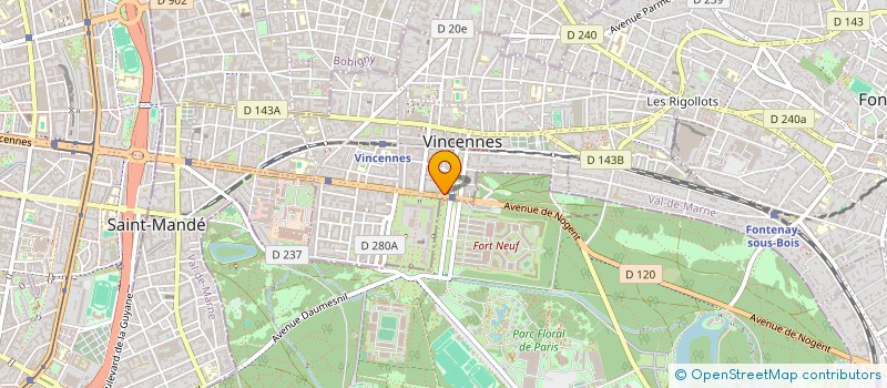 localisation de l'entreprise SIRILANNA THAI SPA VINCENNES à VINCENNES