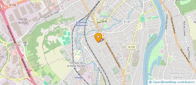 localisation de l'entreprise SIRIN à CORBEIL-ESSONNES