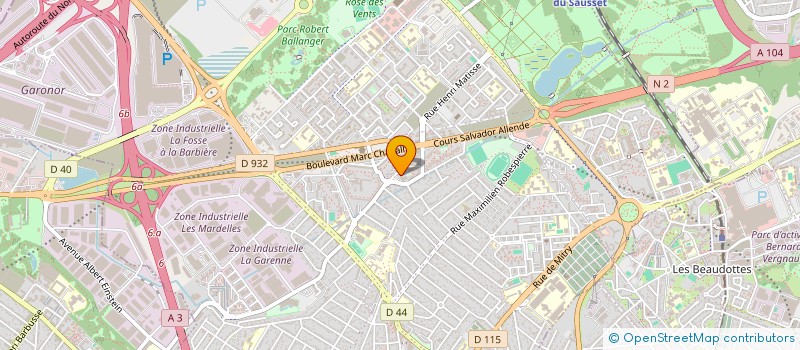 localisation de l'entreprise SIRINA PRESTIGE à AULNAY-SOUS-BOIS