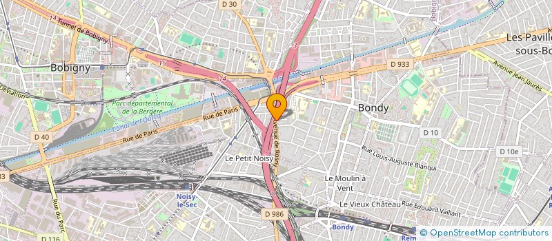 localisation de l'entreprise SIRINE PIZZA  BONDY