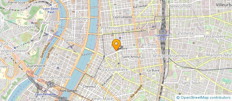 localisation de l'entreprise SIRINE VOYAGE  LYON