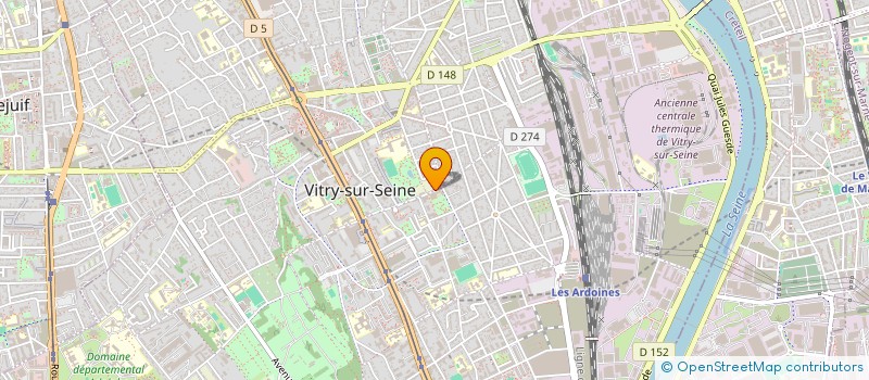 localisation de l'entreprise SIRIPHORNE  VITRY-SUR-SEINE