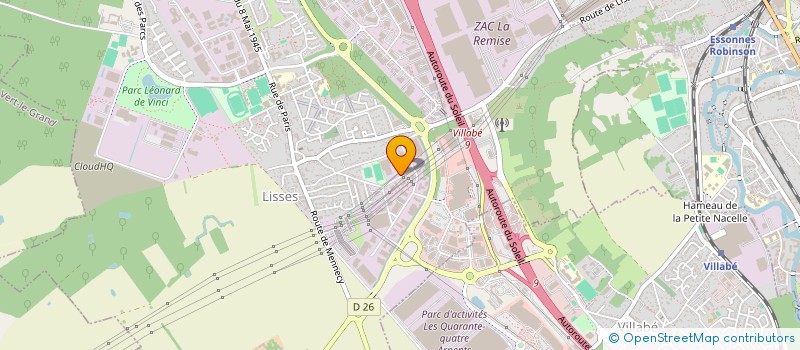 localisation de l'entreprise SIRIS à LISSES