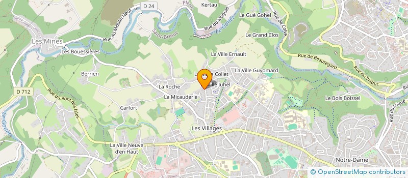 localisation de l'entreprise SIRIS à SAINT-BRIEUC