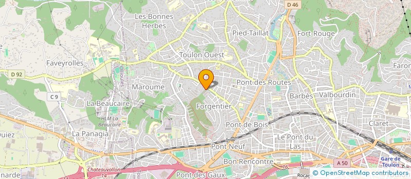 localisation de l'entreprise SIRISUK à TOULON