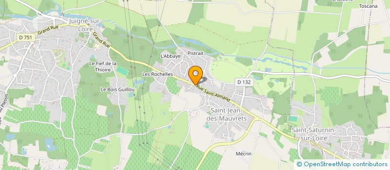 localisation de l'entreprise SIRIUS  LES GARENNES SUR LOIRE