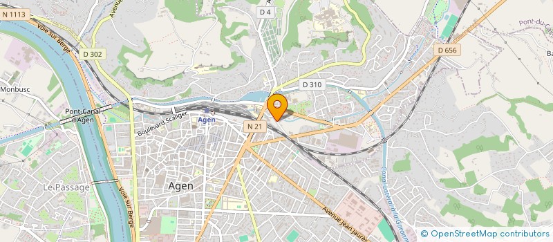 localisation de l'entreprise SIRIUS à AGEN