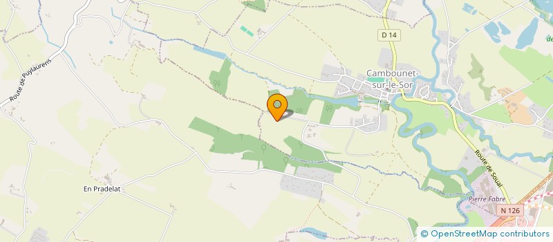 localisation de l'entreprise SIRIUS à CAMBOUNET-SUR-LE-SOR