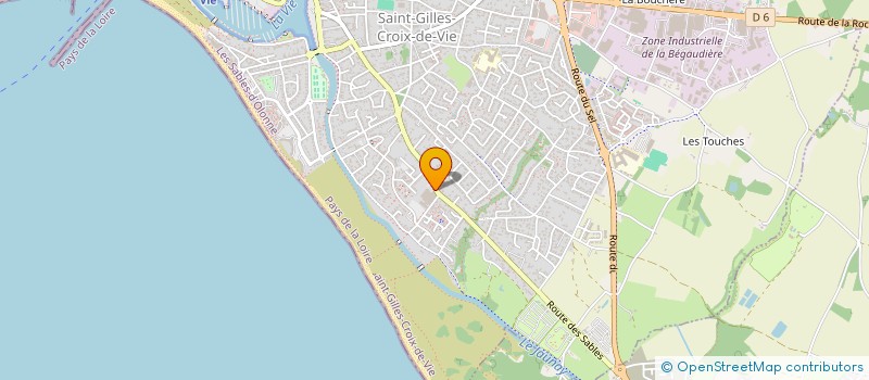 localisation de l'entreprise SIRIUS à SAINT-GILLES-CROIX-DE-VIE