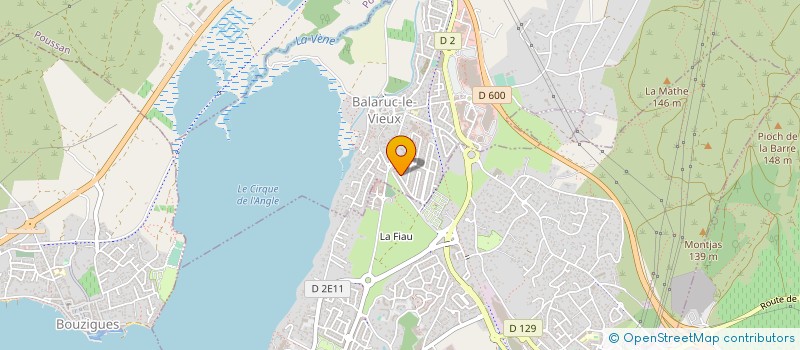 localisation de l'entreprise SIRIUS à BALARUC-LE-VIEUX
