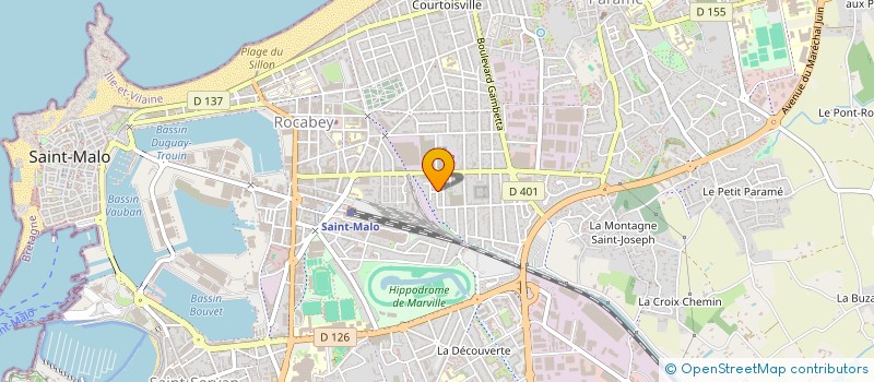 localisation de l'entreprise SIRIUS à SAINT-MALO