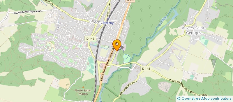 localisation de l'entreprise SIRIUS à ETRECHY