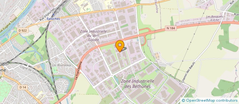 localisation de l'entreprise SIRIUS  SAINT-OUEN-L'AUMONE