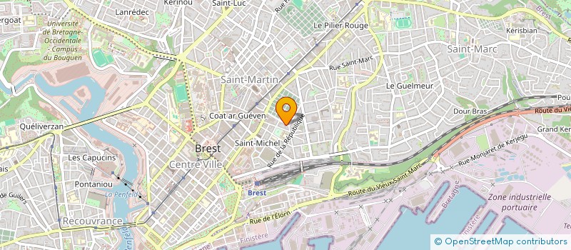 localisation de l'entreprise SIRIUS  BREST