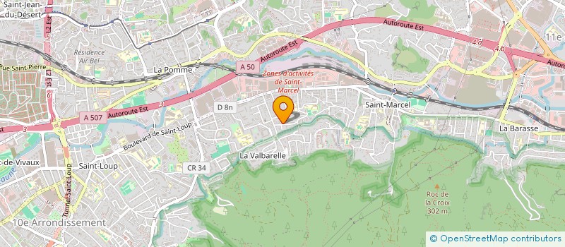 localisation de l'entreprise SIRIUS à MARSEILLE