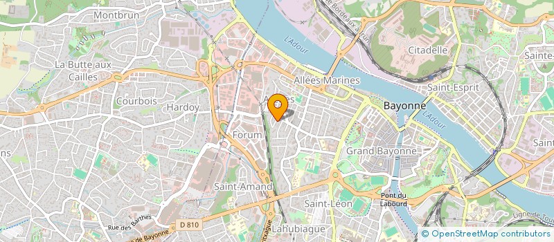 localisation de l'entreprise SIRIUS à BAYONNE