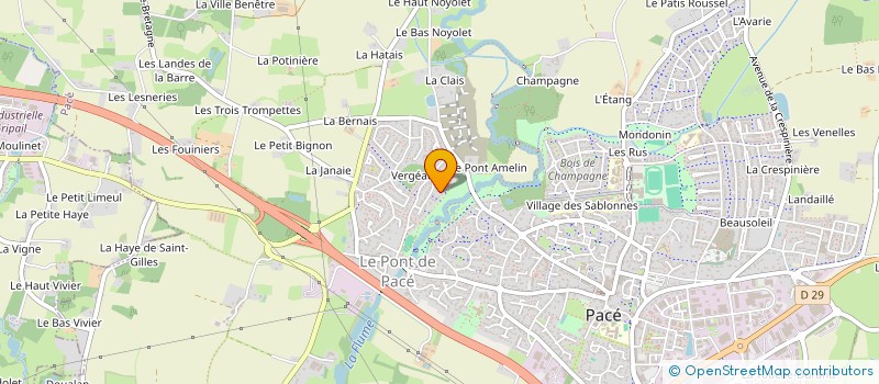 localisation de l'entreprise SIRIUS à PACE