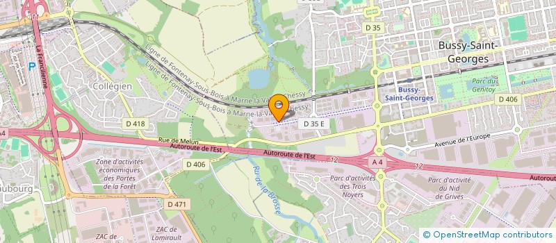 localisation de l'entreprise SIRIUS  BUSSY-SAINT-GEORGES