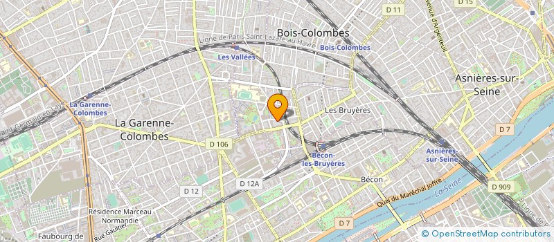 localisation de l'entreprise SIRIUS à BOIS-COLOMBES