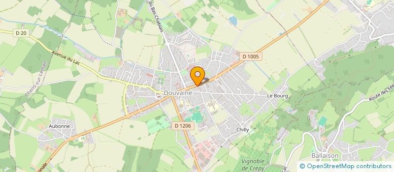 localisation de l'entreprise SIRIUS  DOUVAINE