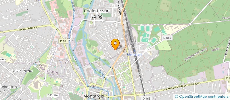 localisation de l'entreprise SIRIUS  CHALETTE-SUR-LOING