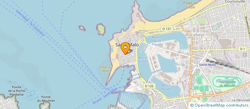 localisation de l'entreprise SIRIUS  SAINT-MALO