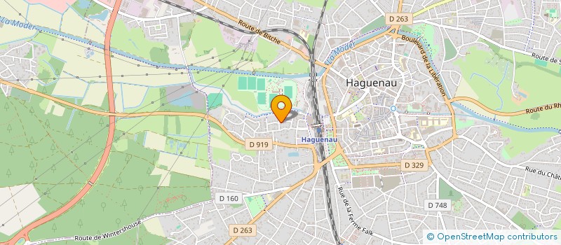 localisation de l'entreprise SIRIUS  HAGUENAU