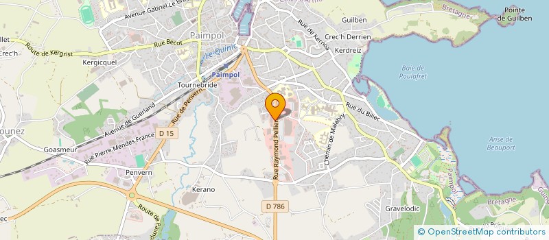 localisation de l'entreprise SIRIUS  PAIMPOL