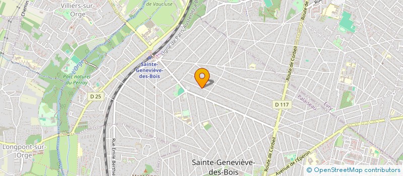 localisation de l'entreprise SIRIUS à SAINTE-GENEVIEVE-DES-BOIS