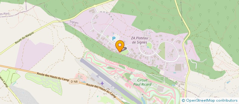 localisation de l'entreprise SIRIUS  SIGNES