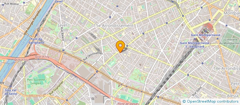 localisation de l'entreprise SIRIUS à PARIS