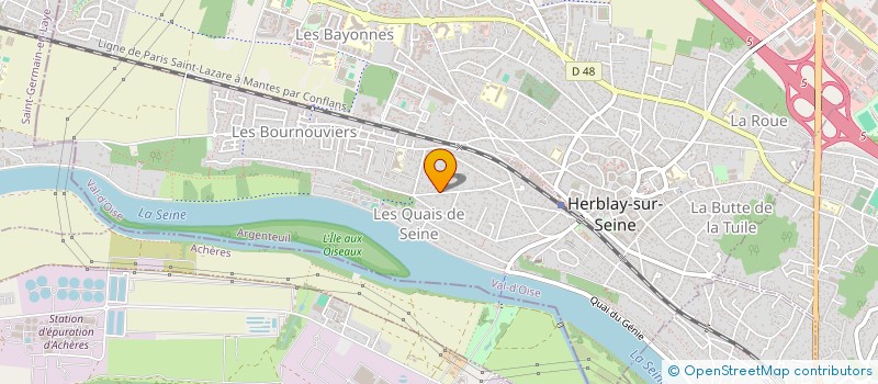 localisation de l'entreprise SIRIUS  HERBLAY-SUR-SEINE