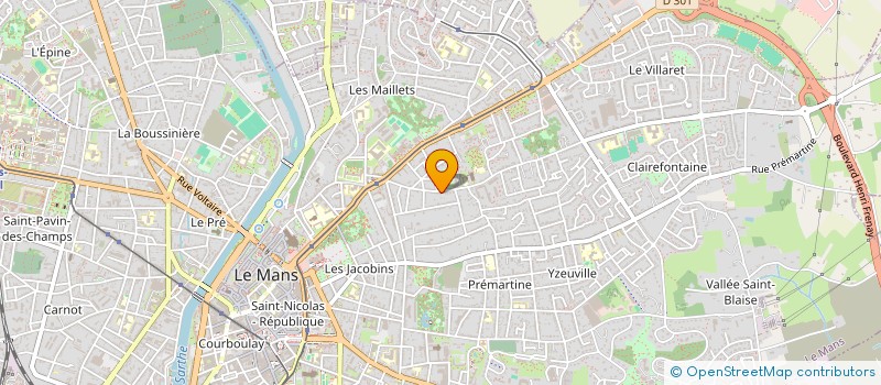 localisation de l'entreprise SIRIUS  LE MANS