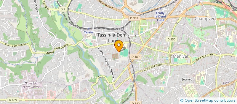 localisation de l'entreprise SIRIUS à TASSIN-LA-DEMI-LUNE