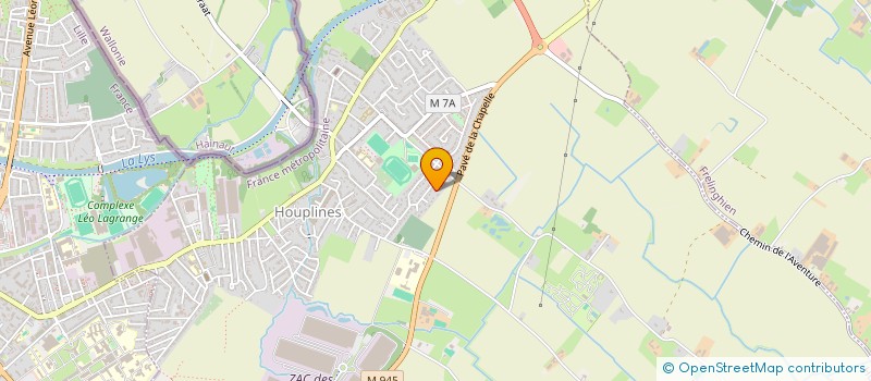 localisation de l'entreprise SIRIUS  HOUPLINES