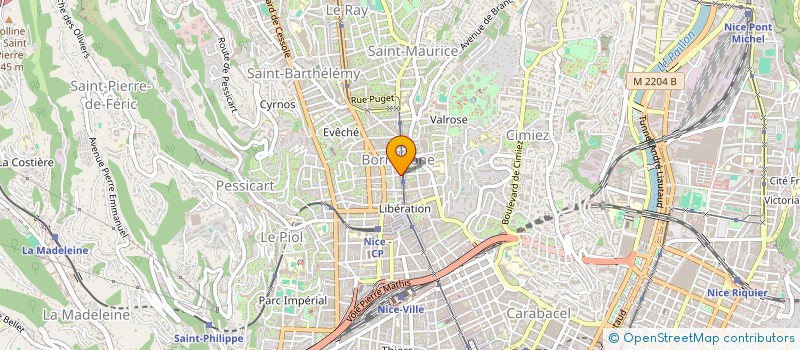 localisation de l'entreprise SIRIUS  NICE