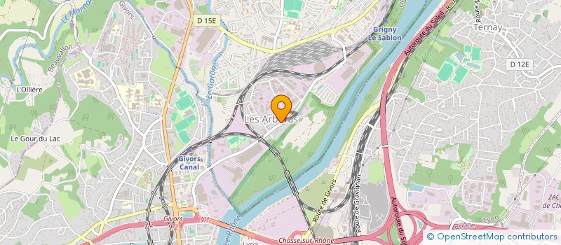 localisation de l'entreprise SIRIUS  GRIGNY-SUR-RHONE