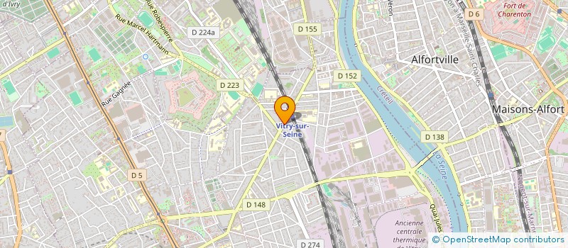 localisation de l'entreprise SIRIUS  VITRY-SUR-SEINE