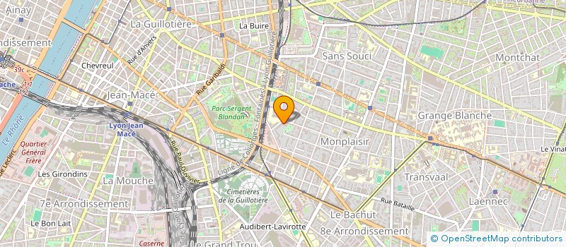 localisation de l'entreprise SIRIUS  LYON