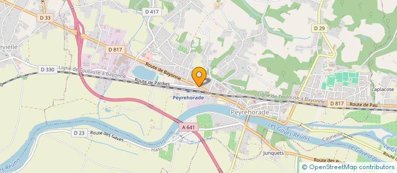 localisation de l'entreprise SIRIUS.B  PEYREHORADE