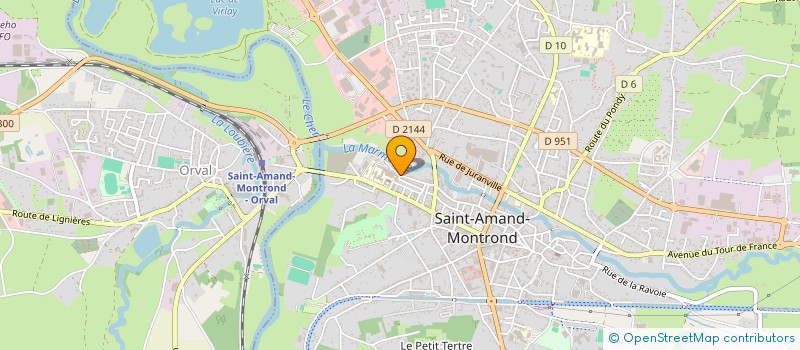 localisation de l'entreprise SIRIUS CAPITAL  SAINT-AMAND-MONTROND