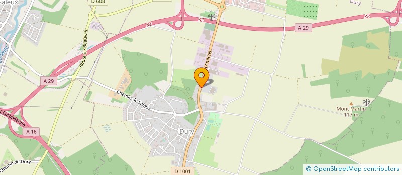 localisation de l'entreprise SIRIUS CAR  DURY