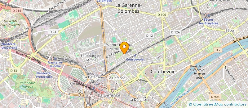 localisation de l'entreprise SIRIUS ECO-ENTRETIEN à COURBEVOIE