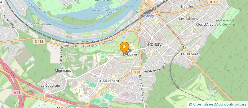 localisation de l'entreprise SIRIUS HORIZON  POISSY